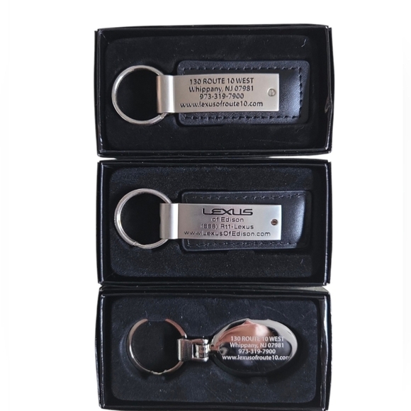 Set Of 3 Lexus Keychains - Picture 2 of 2